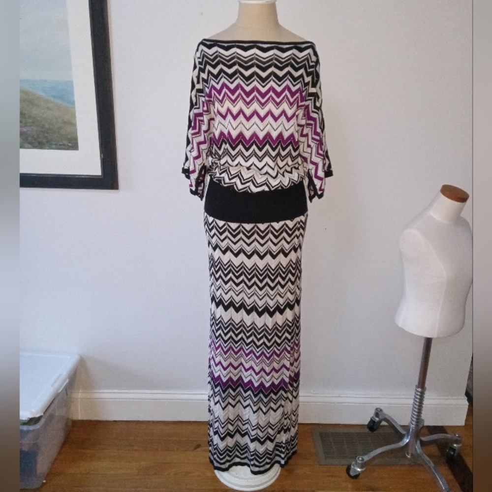 White House Black Market matching skirt and top